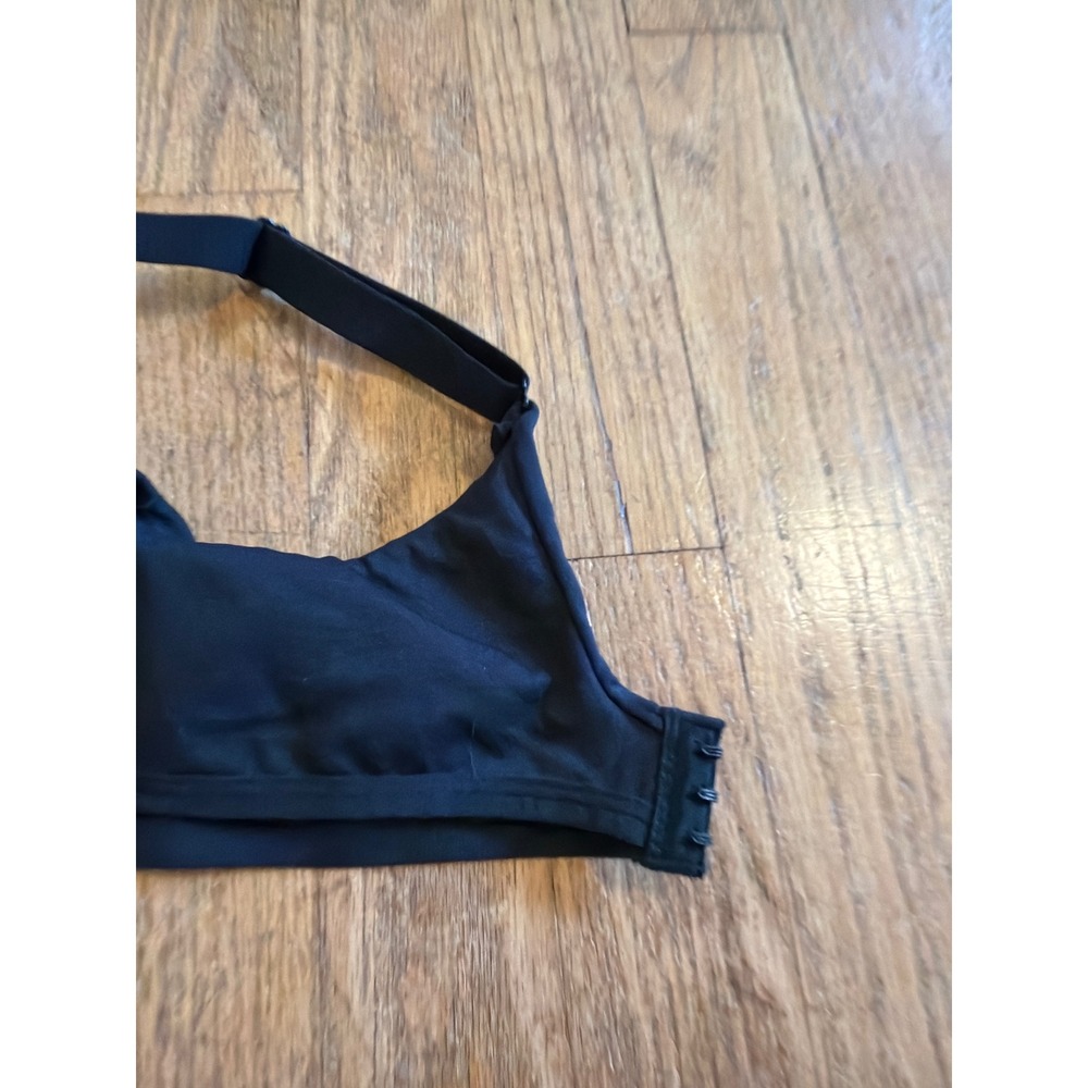 Truekind T Shirt Wireless Shaper Bra #10210 Black Size Medium Comfort Support - Picture 4 of 6